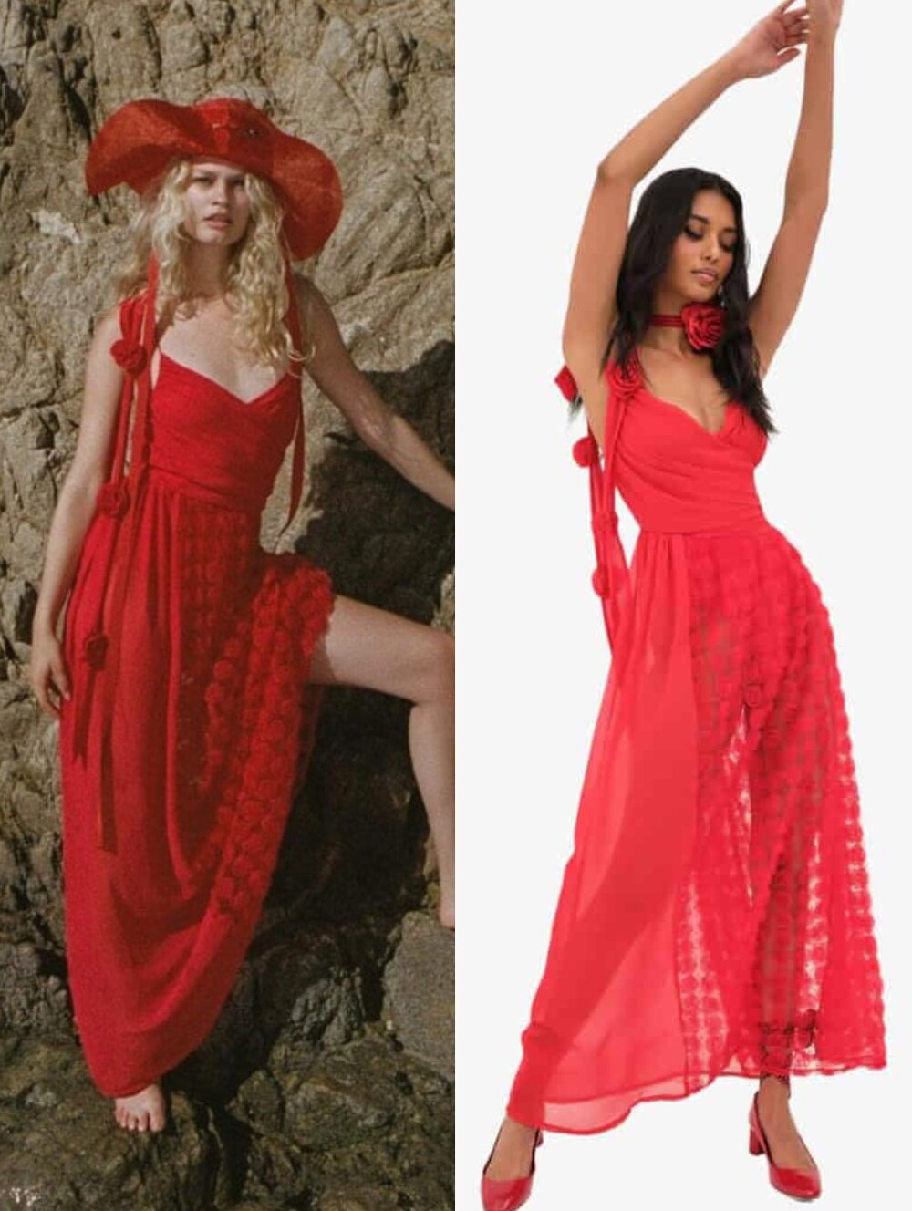 NWT For Love and Lemons Hannah Maxi Dress - Picture 2 of 15